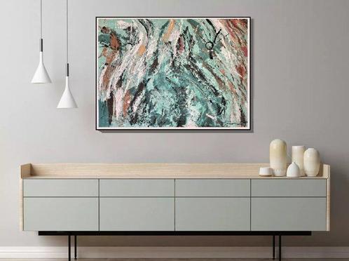 Castagna Maurizio  1961 (XL) - DENTRO IL NEUTRINO, Antiek en Kunst, Kunst | Schilderijen | Modern