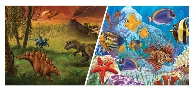 Achterwand poster ``animatie`` (Achterwandposters), Animaux & Accessoires, Poissons | Aquariums & Accessoires, Enlèvement ou Envoi