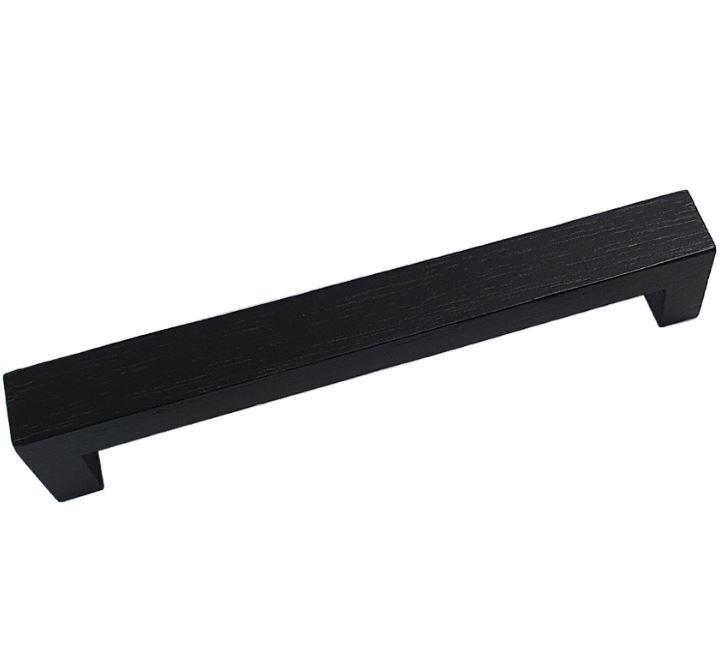 Greep Bench Recht Essen gelakt mat zwart 160 mm, Doe-het-zelf en Bouw, Hang- en Sluitwerk, Klink of Kruk, Nieuw, Overige materialen