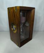 Zandloper - Hout, Messing, Glas - tweede helft van de 20e, Antiek en Kunst