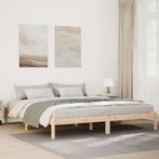 vidaXL Bedframe extra lang zonder matras massief grenenhout, Huis en Inrichting, Slaapkamer | Bedden, Verzenden, Nieuw