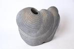 Vase moderne en Mashiko Ware avec surface ondulée en, Antiek en Kunst