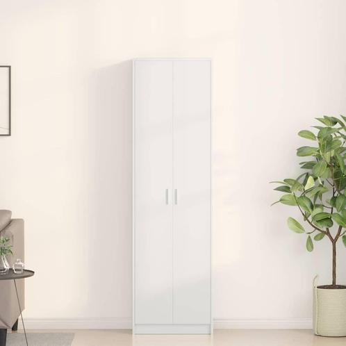 vidaXL Kledingkast met plank Wit 55 x 25 x 189 cm Bewerkt, Huis en Inrichting, Kasten | Kleerkasten, Nieuw, Verzenden