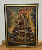 Cuzco school (XX) - Madonna mit Kind, Antiek en Kunst