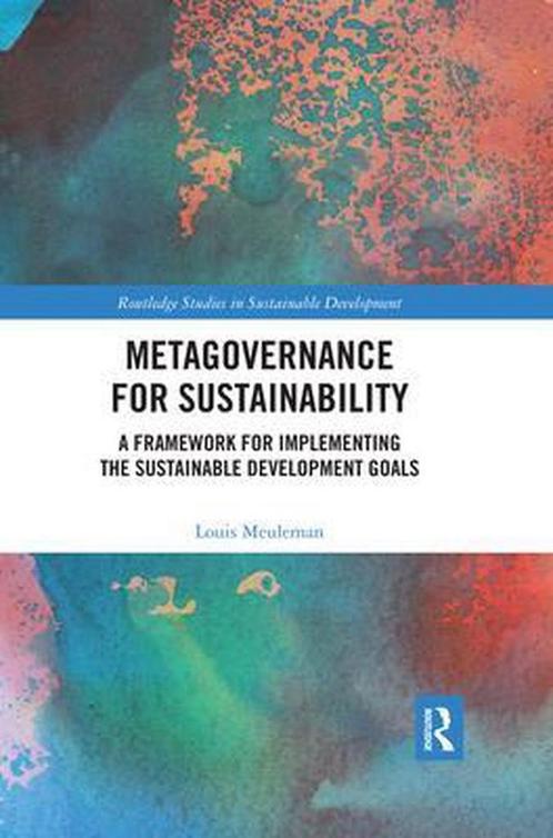 Routledge Studies in Sustainable Development- Metagovernance, Livres, Livres Autre, Envoi