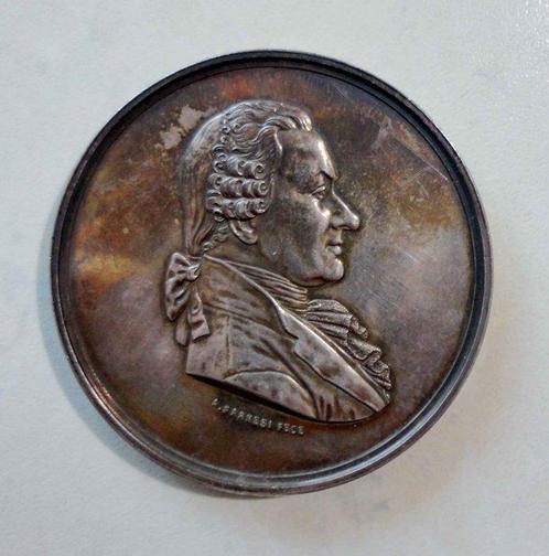 Italië. Carlo Goldoni, 1893 - Medaglia Centenario della, Postzegels en Munten, Munten en Bankbiljetten | Toebehoren