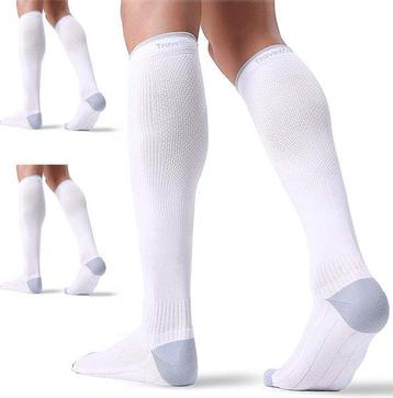 2eChoix | Travelhawk Compression Socks White - 3 Pieces - beschikbaar voor biedingen