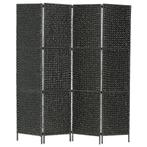 vidaXL Kamerscherm met 4 panelen 154x160 cm waterhyacint, Verzenden, Nieuw