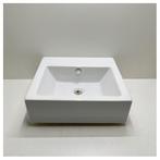Bieden: Flori design incasso square wasbak wit 53 x 27 x  3, Ophalen of Verzenden, Nieuw
