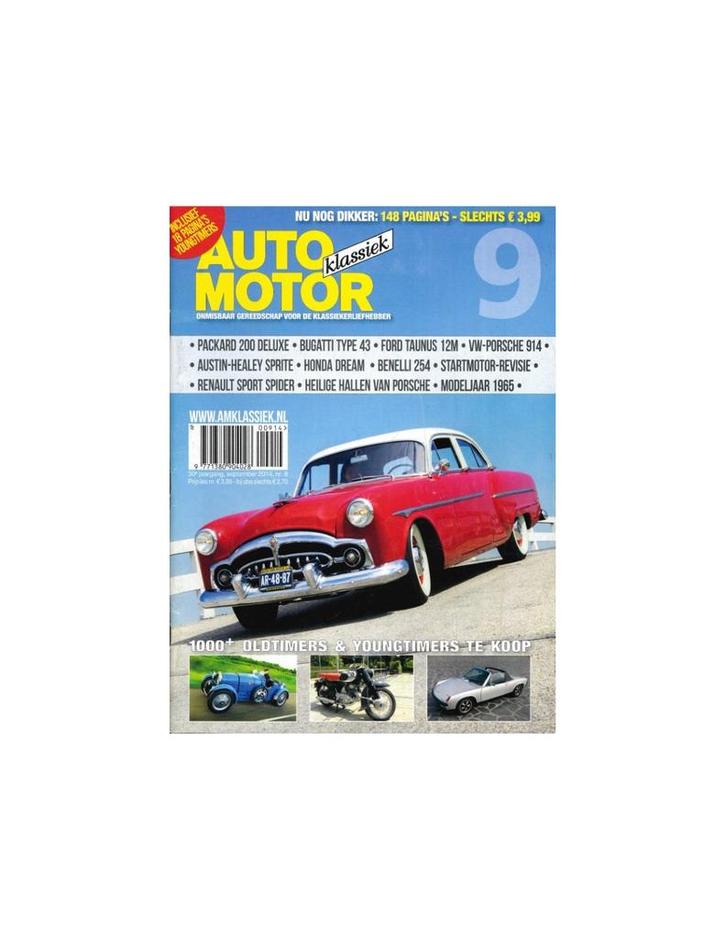 2014 AUTO MOTOR KLASSIEK 09 NEDERLANDS, Boeken, Auto's | Folders en Tijdschriften