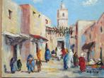 Retaux Bruno (1947) - Rue à Marrakech  Maroc, Antiek en Kunst