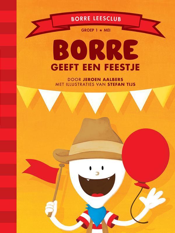 Borre geeft een feestje / De Gestreepte Boekjes, Boeken, Kinderboeken | Kleuters, Zo goed als nieuw, Verzenden