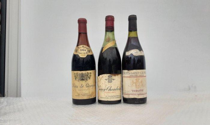 1964 & 19826 Nuits-Saint-Georges 1975 Gevrey Chambertin -, Verzamelen, Wijnen