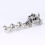 Argentor b.v. - Miniatuur Gouden koets - Figurine - Argent