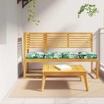 vidaXL Palletkussen voor zitting 4 pcs Bladpatroon 40 x 40 x, Huis en Inrichting, Verzenden, Nieuw