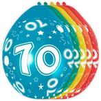 Ballonnen 70 Jaar Versiering 30cm 5st, Nieuw, Verzenden