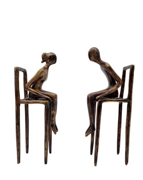 Beeldje - Brons, Antiek en Kunst, Kunst | Designobjecten