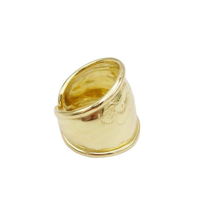Ring - 18 karaat Geel goud, Handtassen en Accessoires, Ringen