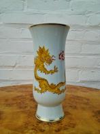 Meissen - Vaas - Yellow Ming Dragon vaas - Porselein,, Antiek en Kunst