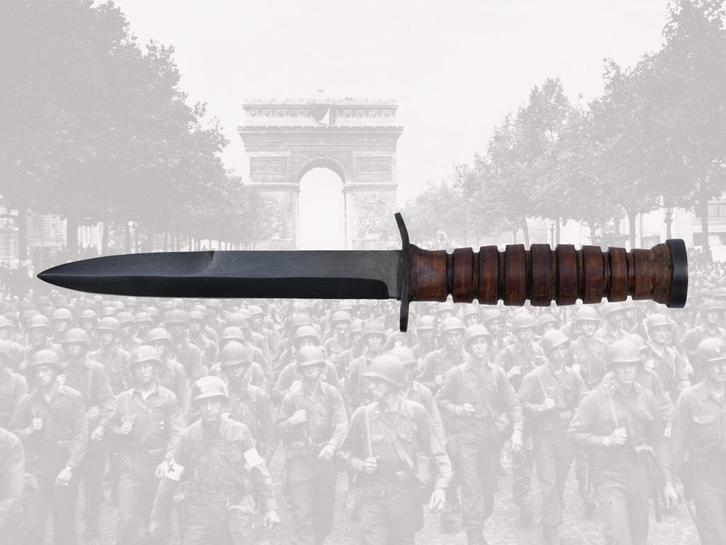 Replica US ww2 Trench knife M3, Collections, Objets militaires | Seconde Guerre mondiale, Enlèvement ou Envoi