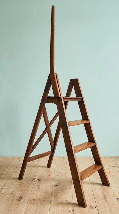 Weegschaal - Hout - de bibliotheek, Antiquités & Art, Curiosités & Brocante