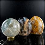 Exclusieve maansteen-set – Golden Healer, Groene maansteen &