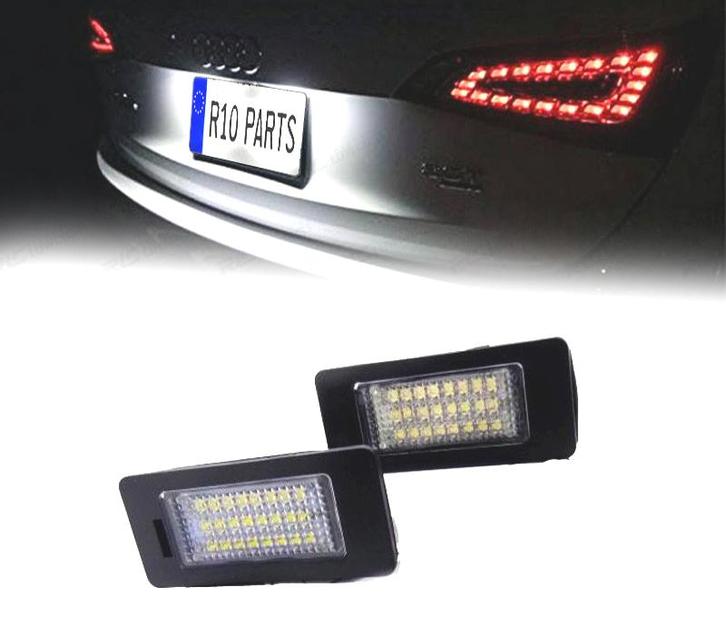 ÉCLAIRAGE PLAQUE D´IMMATRICULATION POUR AUDI Q5 08-14 LED, Auto-onderdelen, Verlichting, Verzenden