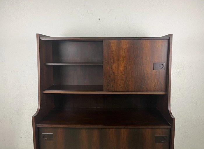 Kabinet - Hout - Highboard met dubbele hoge compartimenten, Antiek en Kunst, Kunst | Designobjecten