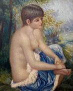 Franse school (XX) - Nu au bord de leau