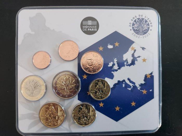 Frankrijk. Year Set (BU) 2022 (2 sets) (Zonder Minimumprijs), Postzegels en Munten, Munten | Europa | Euromunten