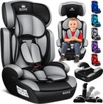 KIDIZ® Autostoeltje - 5-punts veiligheidsgordel - Grijs, Kinderen en Baby's, Autostoeltjes, Verzenden, Nieuw