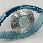 Andrzej Rafalski - sculptuur, LARGE Handmade Glass EYE - 23