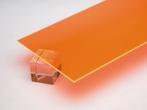 Acrylaat (PMMA) basisplaat (transparant oranje, 50x30 cm, 3, Doe-het-zelf en Bouw, Verzenden, Nieuw