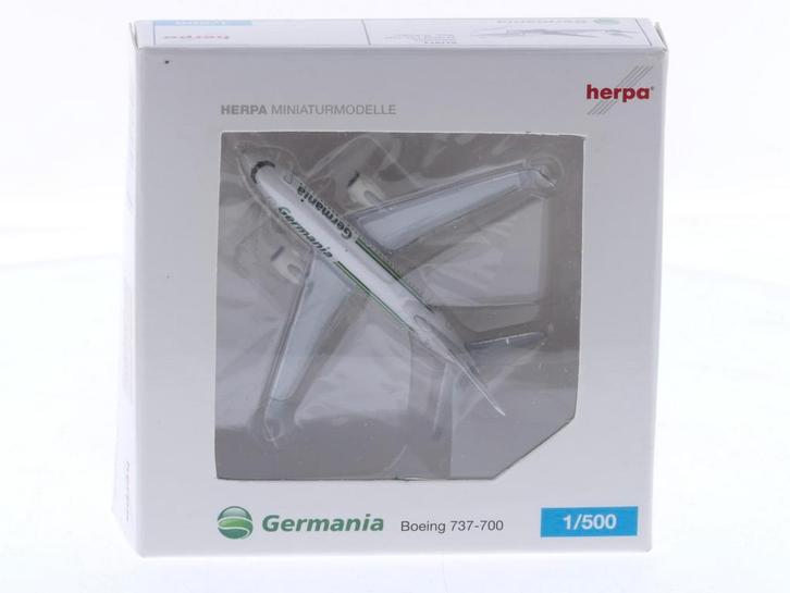 Schaal 1:500 Herpa 517874 Boeing 737-700 with Winglets Ge..., Hobby en Vrije tijd, Modelbouw | Vliegtuigen en Helikopters, Zo goed als nieuw