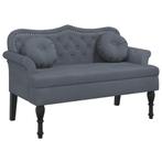 Salonbankje Grijs | Retour Deal | Vintage Look, Huis en Inrichting, Verzenden, Nieuw