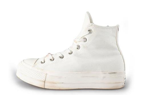 Converse Hoge Sneakers in maat 39 Wit | 10% extra korting, Kleding | Dames, Schoenen, Wit, Gedragen, Sneakers, Verzenden