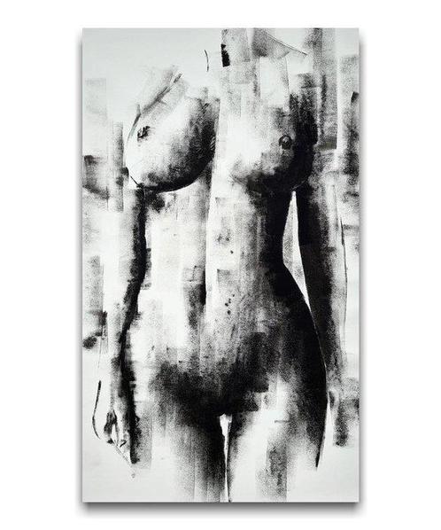 Asko Art - Womans Figure - XXL Canvas, Antiquités & Art, Art | Peinture | Moderne