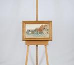 Willem Hendrik van der Nat (1864–1929) - Boerin met geiten, Antiek en Kunst