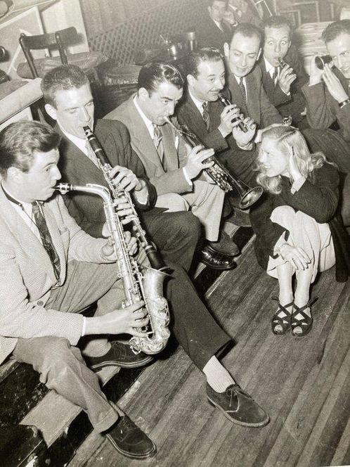 Rue des Archives - Boris Vian, Claude Luter, Claude Bolling,, Antiek en Kunst, Kunst | Schilderijen | Modern