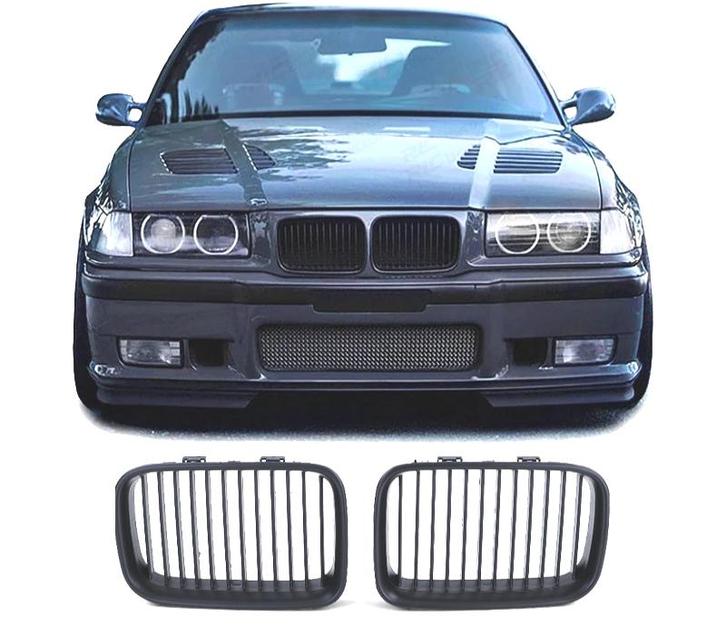 CALANDRES BMW E36 91-96 LOOK M NOIR MAT, Auto-onderdelen, Carrosserie, Verzenden