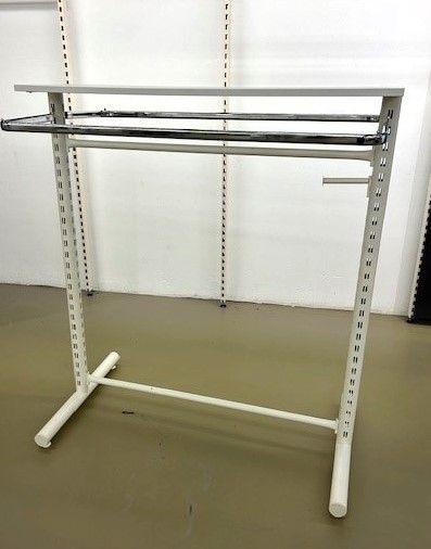 Kledingrek, Middenunit, Gondola met 2 confectiestangen en, Zakelijke goederen, Kantoor en Winkelinrichting | Magazijn, Stelling en Opslag
