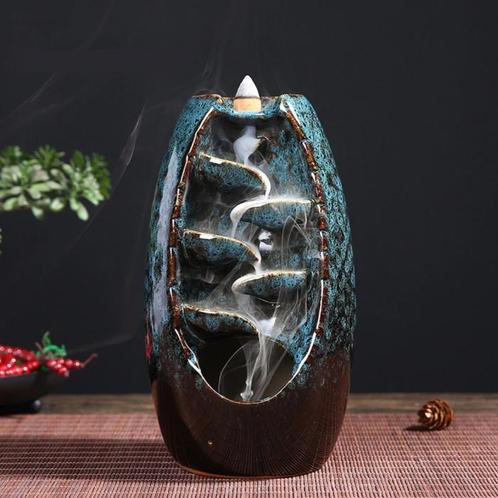 Aromatherapie Sier Wierookbrander Waterval Terugstromen -, Huis en Inrichting, Woonaccessoires | Wanddecoraties, Nieuw, Verzenden