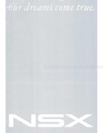 1996 HONDA NSX BROCHURE JAPANS, Ophalen of Verzenden, Nieuw