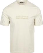 Napapijri T-shirt Logo Off White maat Maat 52/54 (L) Heren, Kleding | Heren, Verzenden, Nieuw, Maat 52/54 (L), Napapijri