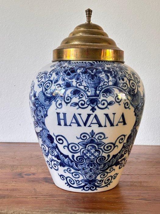 Makkum Tichelaar - Apothekerspot - Aardewerk, Koper -, Antiek en Kunst, Antiek | Glaswerk en Kristal