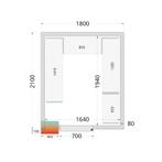 Rekwerk | CR-SERIE | CRPF1821 | 4 Niveaus | U-Vorm Tefcold, Verzenden