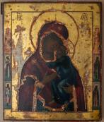 Icoon - Tolgskaya Moeder van God - Hout, Antiquités & Art