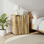 vidaXL Wastafel kabinet voor de badkamer Bruin 38 x 33,5 x, Verzenden, Nieuw