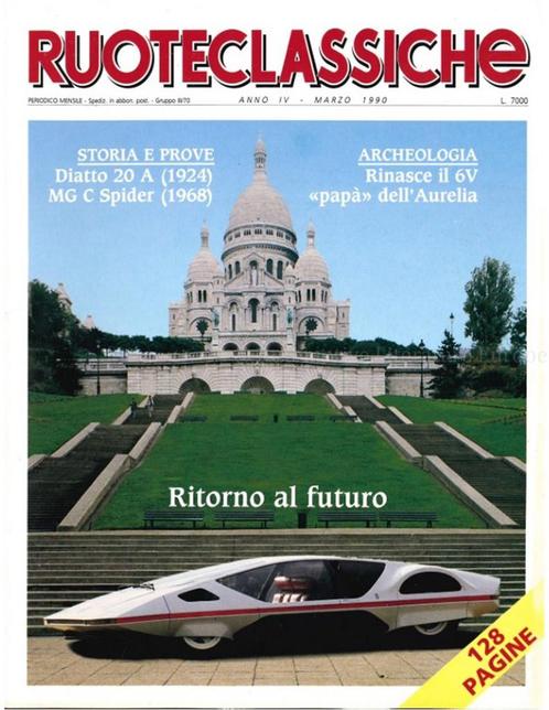 1990 RUOTECLASSICHE MAGAZINE 27 ITALIAANS, Livres, Autos | Brochures & Magazines, Enlèvement ou Envoi