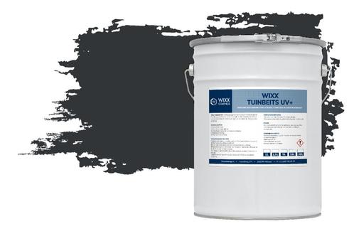Wixx Tuinbeits UV+ RAL 7021 | Zwartgrijs 20L, Doe-het-zelf en Bouw, Verf, Beits en Lak, Nieuw, Verzenden